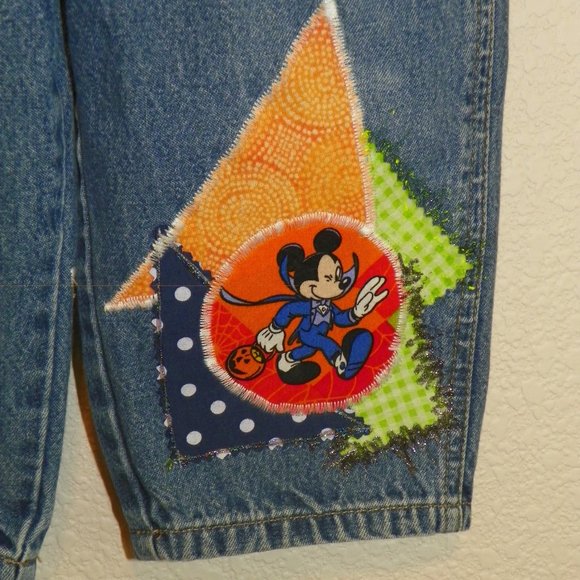Overalls Mickey Mouse Halloween Custom Made 3T - Picture 8 of 10